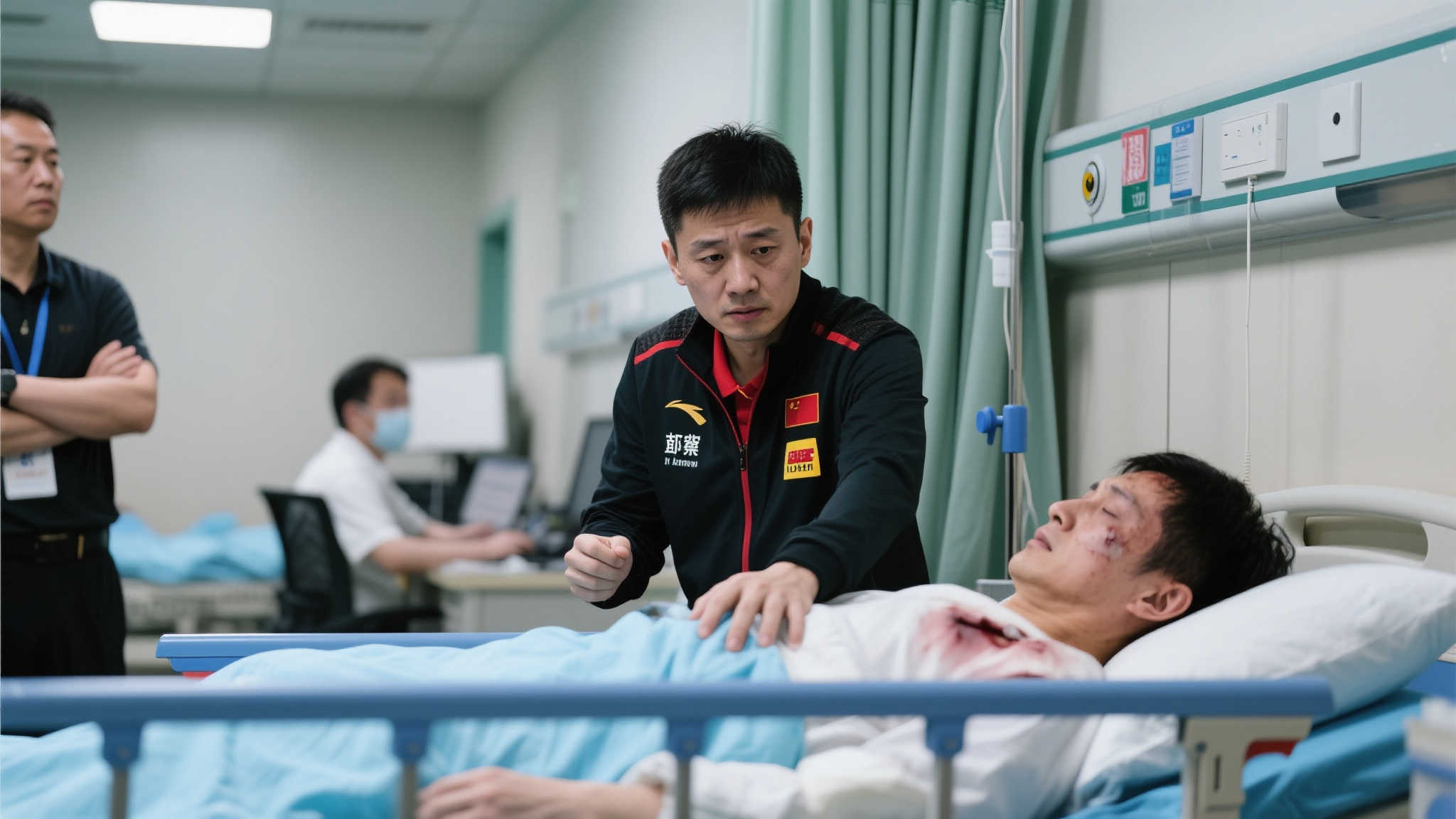 邱贻可现身医院证实求诊缘由，真相揭晓非伤病，王励勤疑陷风波